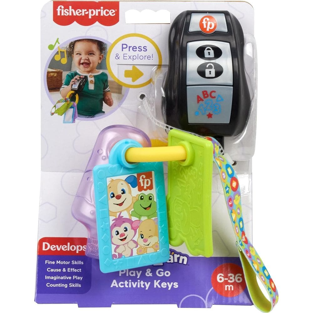 Hwy39 Fisher-Price Brinquedo Para Bebês Chaves Brinca E Aprende