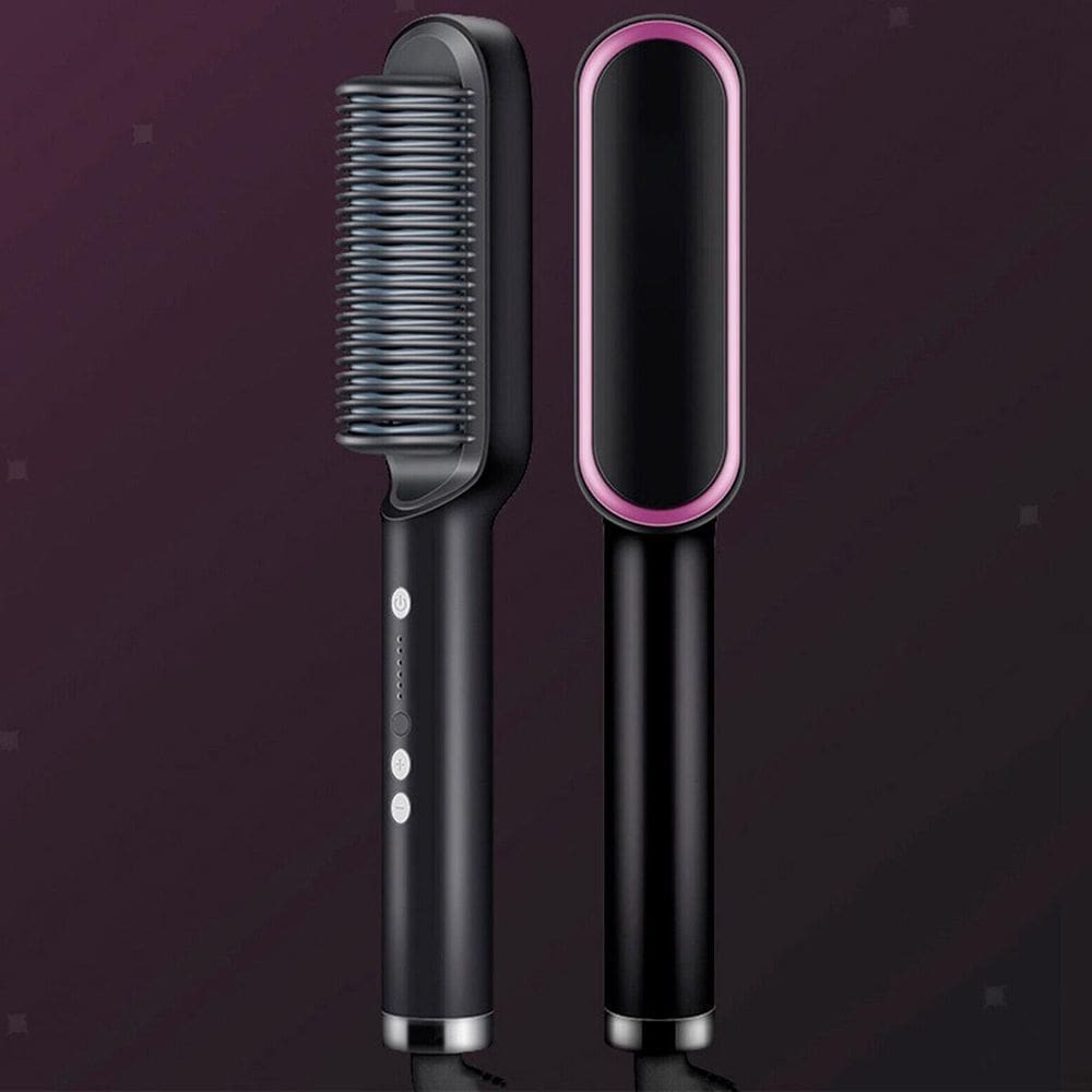 Escova 3 Em 1 Secadora Alisa Cabelo Turbo Profissional