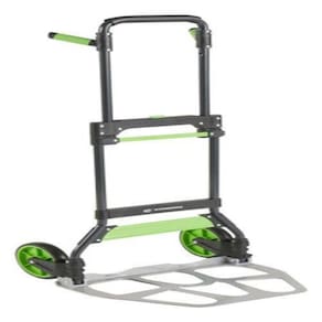 Carrinho De Carga Dobrável Aço E Elástico 120X50Cm Até 100Kg