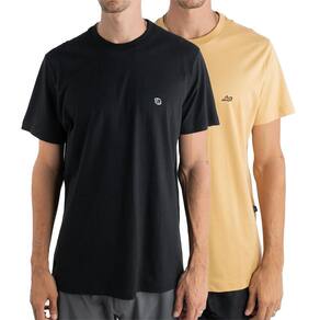 Kit 2 Camisetas Lost Christmas SM24 Masculina Lavanda/Branco