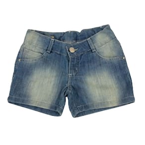 Short Jeans infantil Fem Look