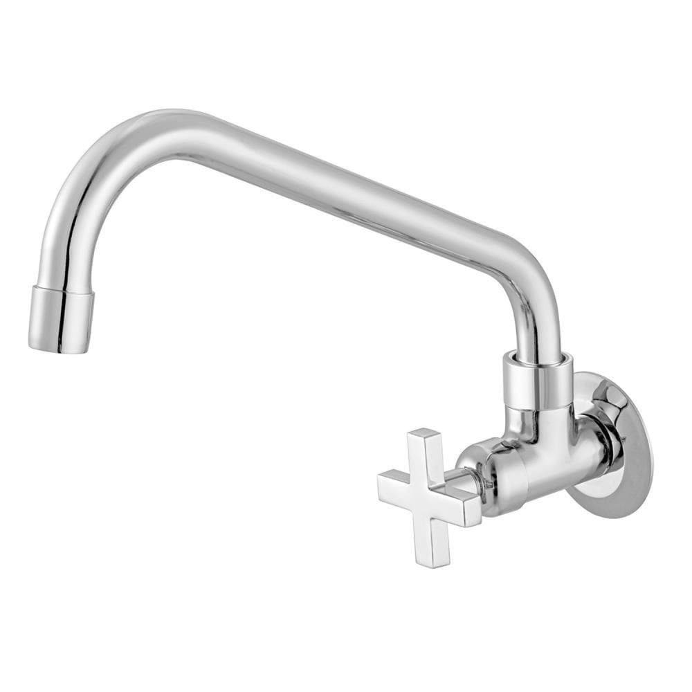Torneira Cozinha Bica Movel Parede 1165 C 22 1/2 BA BL  Cromado