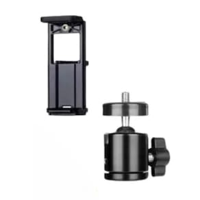 Kit Suporte Celular + Ball Hand Ideal Para Tripés Pratico