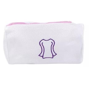 Saco Protetor Para Lavar Roupas Delicadas 29,5X18Cm