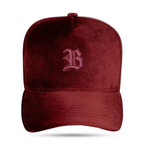 Boné BLCK Brasil Aba Curva Snapback Mini Logo Basic Veludo