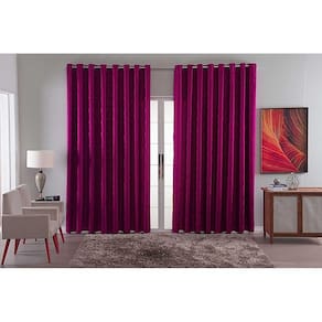 Cortina Sala Quarto Decoraçao Jacquard Em Tecido 5,00X2,80