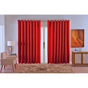 Cortina Sala Quarto Decoraçao Jacquard Em Tecido 5,00X2,80