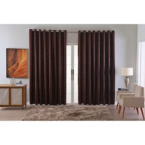 Cortina Sala Quarto Decoraçao Jacquard Em Tecido 5,00X2,80