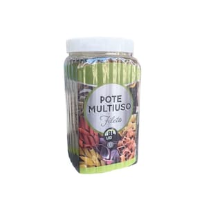 Pote Plástico Cozinha Fileto 2,5l Candy Color - Pote Hermético 2,5 - Pote Rosca Organizador Mantimento Plastico - PANAMI