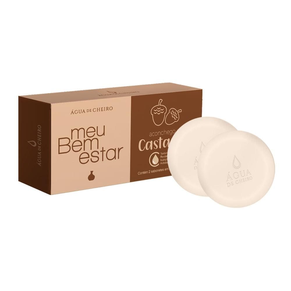 Sabonete em barra aconchego da castanha (2x90g)
