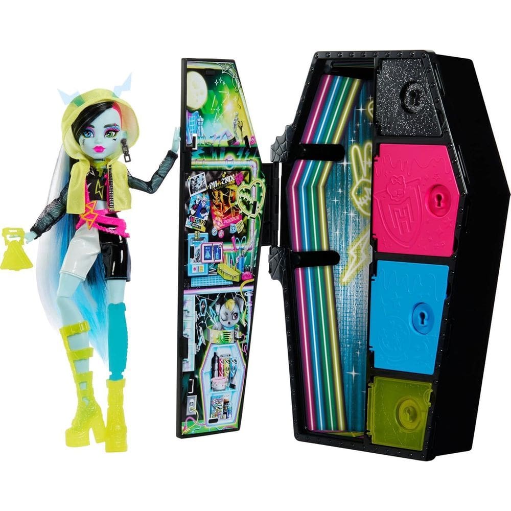 Monster High Skulltimates Secrets Neon Frankie Mattel Hnf79