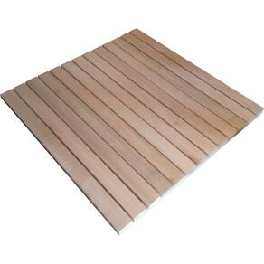 Deck De Madeira Modular 100x100cm Réguas 7 cm Neonx