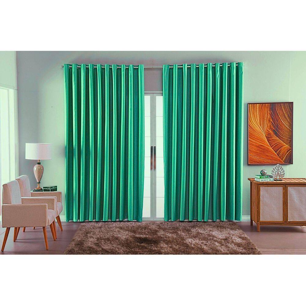 Cortina Blackout Em Tecido Ellegance Sala Quarto 5,50X2,50