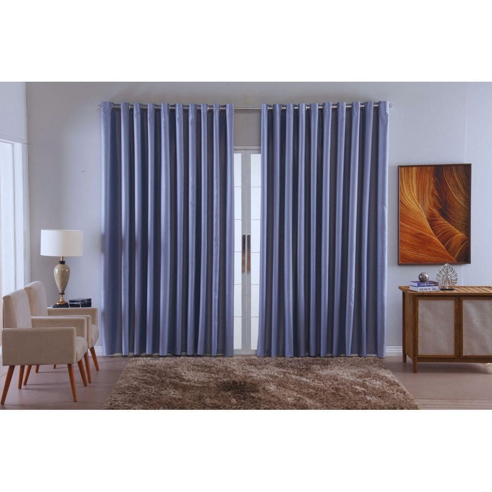 Cortina Para Sala Quarto Blackout Tecido 5,50X2,50 Ellegance