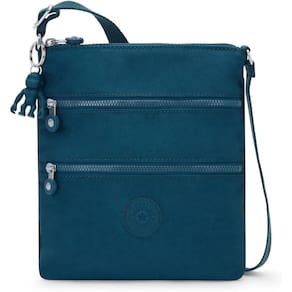 Bolsa Kipling Transversal Keiko Azul - Cosmic Emerald