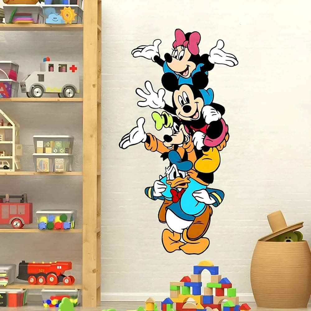 Adesivo De Parede Turma Do Mickey Mod02