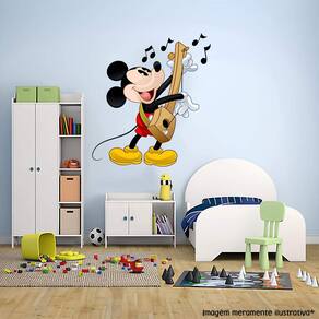 Adesivo De Parede Mickey Musico Mod01