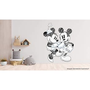 Adesivo De Parede Mickey E Minnie Mod22