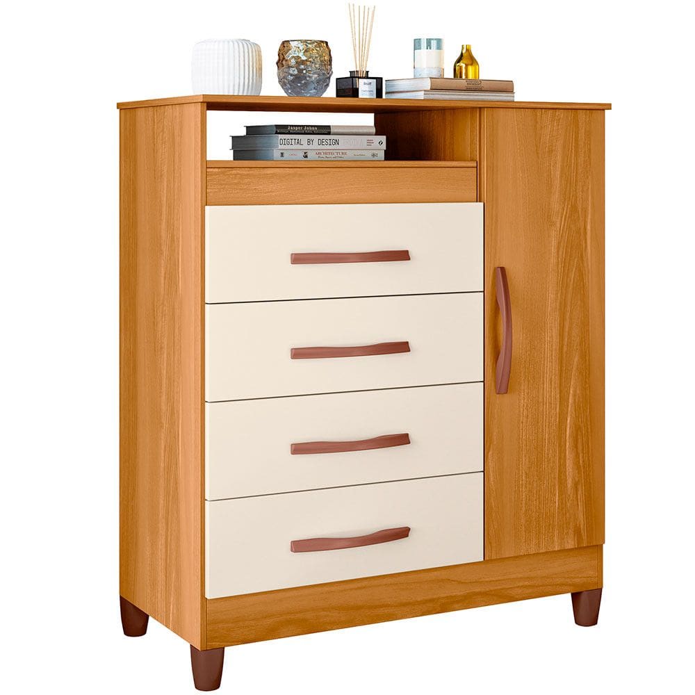 Cômoda Turquesa com 4 Gavetas Albatroz