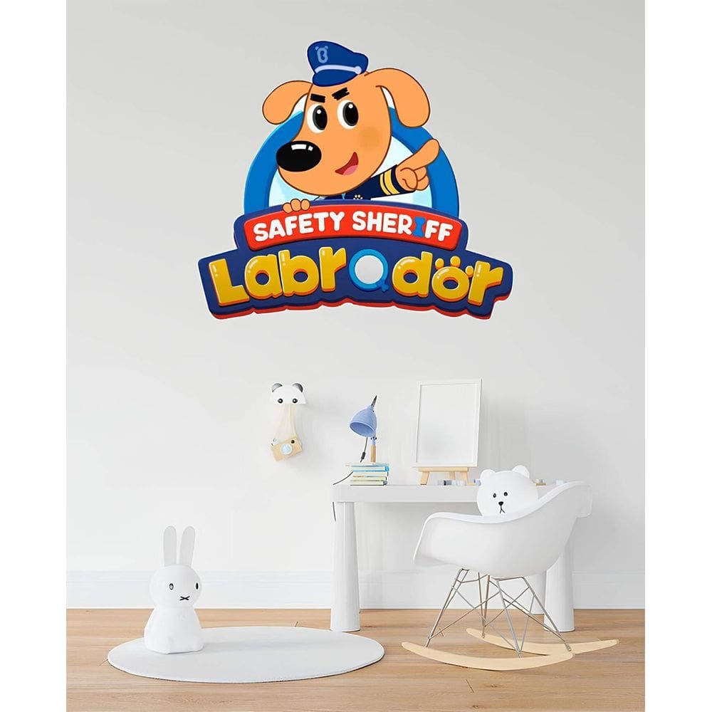 Adesivo De Parede Sheriff Labrador