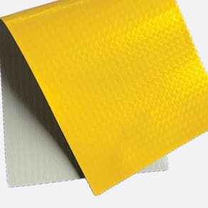 Lona PVC - FT Amarelo Gema (cod.761) - 1,40m x 1m - NeD Plus