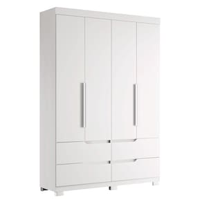 Guarda Roupa Doble Solteiro 4 Portas Albatroz