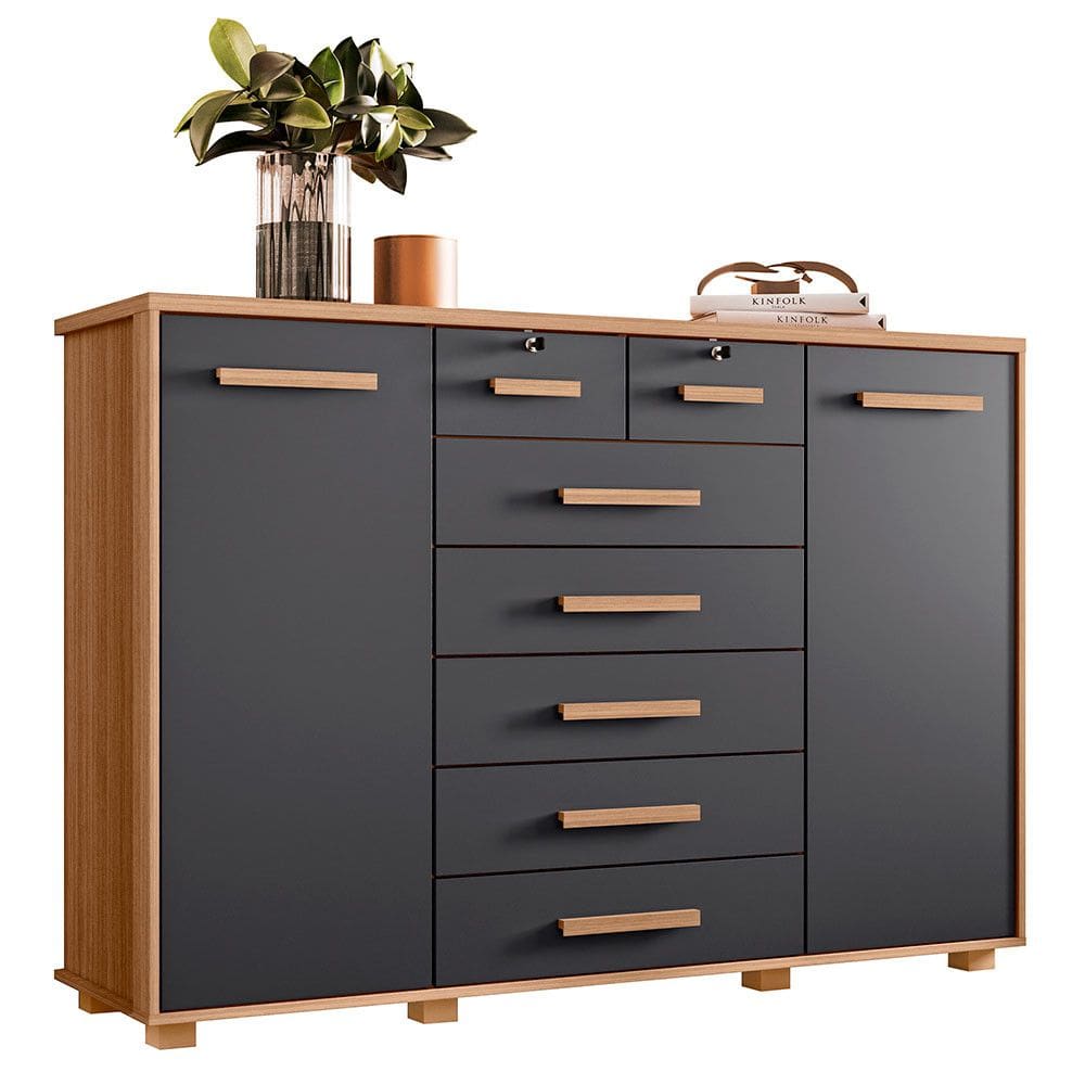 Cômoda Fontana com 7 Gavetas Albatroz