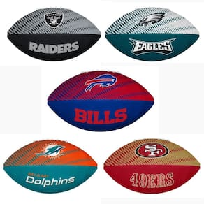 Bola de Futebol Americano Aderente Durabilidade NFL Tailgate Jr Dual Lace Esportiva Wilson