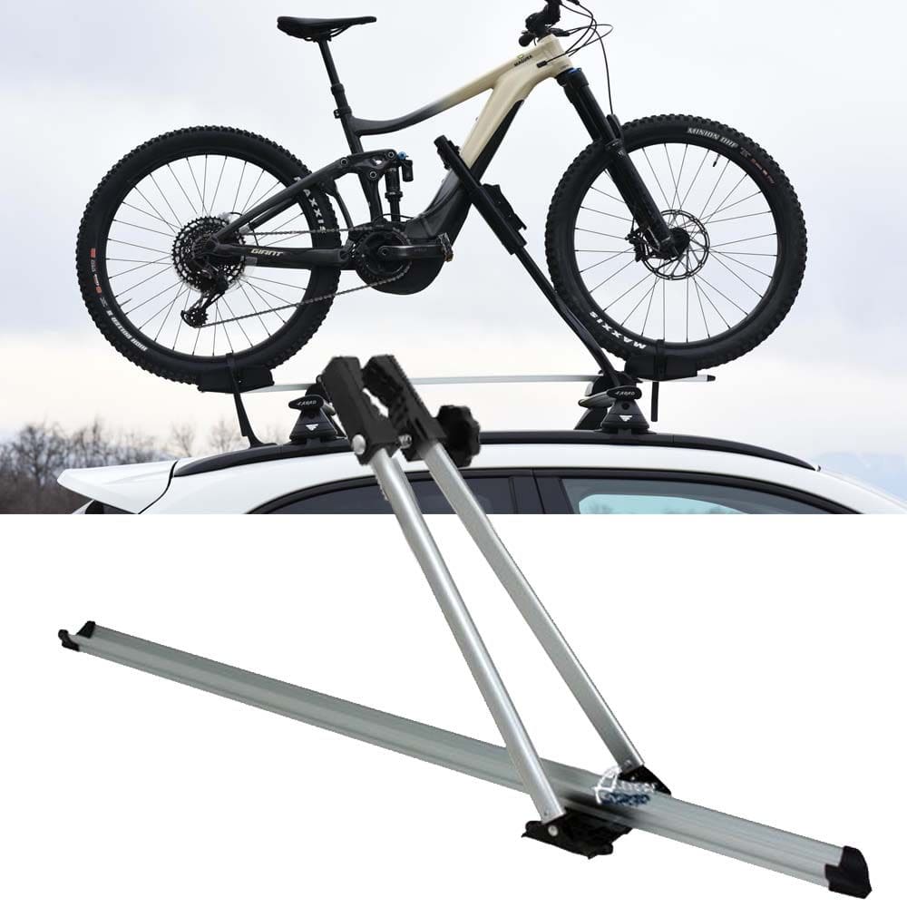 Transbike Suporte Bicicleta Teto Aluminio Prime Prata 16-29