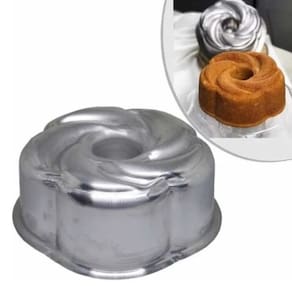 Forma Decorada para Bolo Torta Suíça Pudim Nº5 - 14,5x8cm (1225)