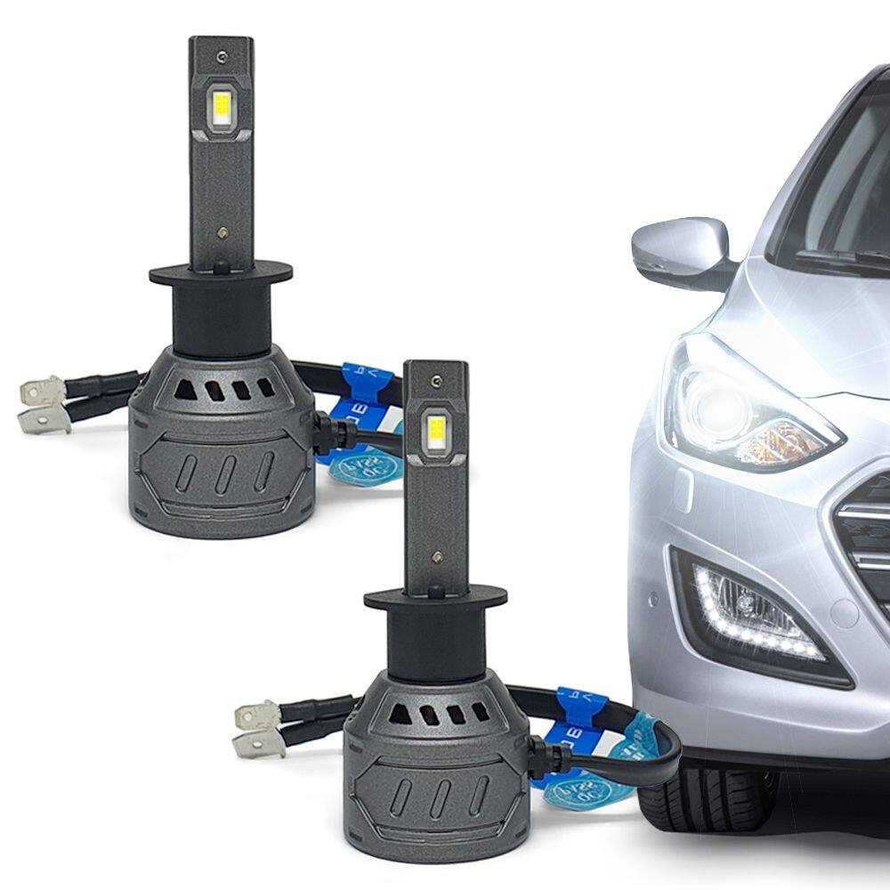 Par Lâmpadas H1 Farol Milha Renault Clio Ultra Led 10000 Lumens Canbus Canceller Não Acusa 1999 2000 2001 2002 2003