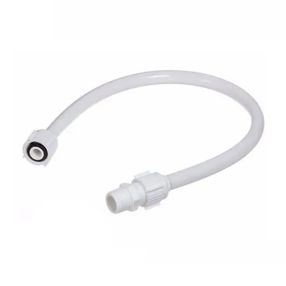 Engate Flexível 1/2 X 60 Cm Pvc Agua Fria Branco Kona