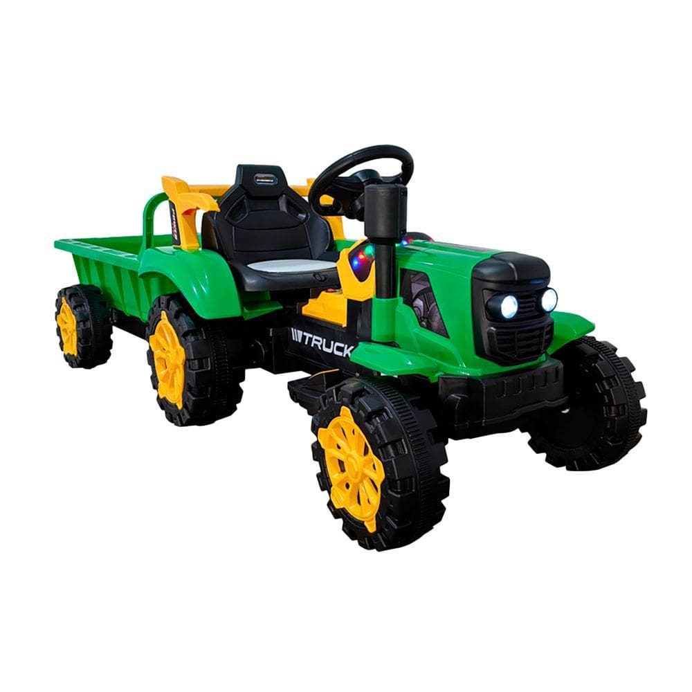Trator com Caçamba Carro Elétrico 12v Bang Toys Truck