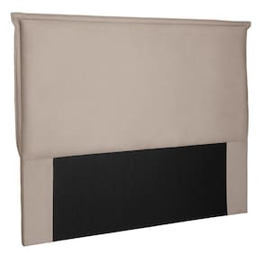 Cabeceira Estofada Cama Box Casal Veneza 140Cm Bege