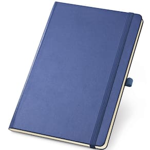 Caderneta 12X18Cm 80 Folhas Sem Pauta Manner Topget - Azul