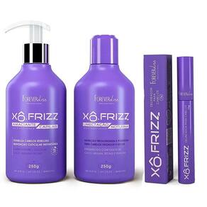 Kit Forever Liss Amaciante + Umectação + Modelador Xô Frizz
