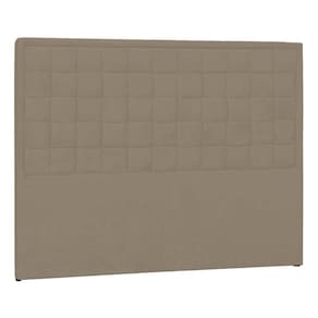 Cabeceira Casal Palermo P04 140 Cm Suede Marrom Claro