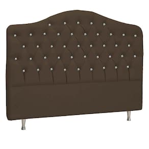 Cabeceira Casal Florence P04 140 Cm Suede Marrom Tca 942