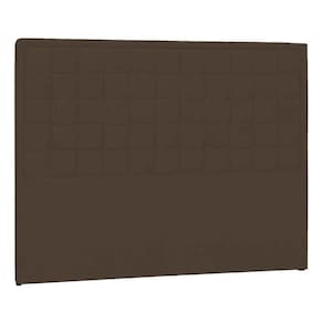 Cabeceira Casal Palermo P04 140 Cm Suede Marrom Tca 942