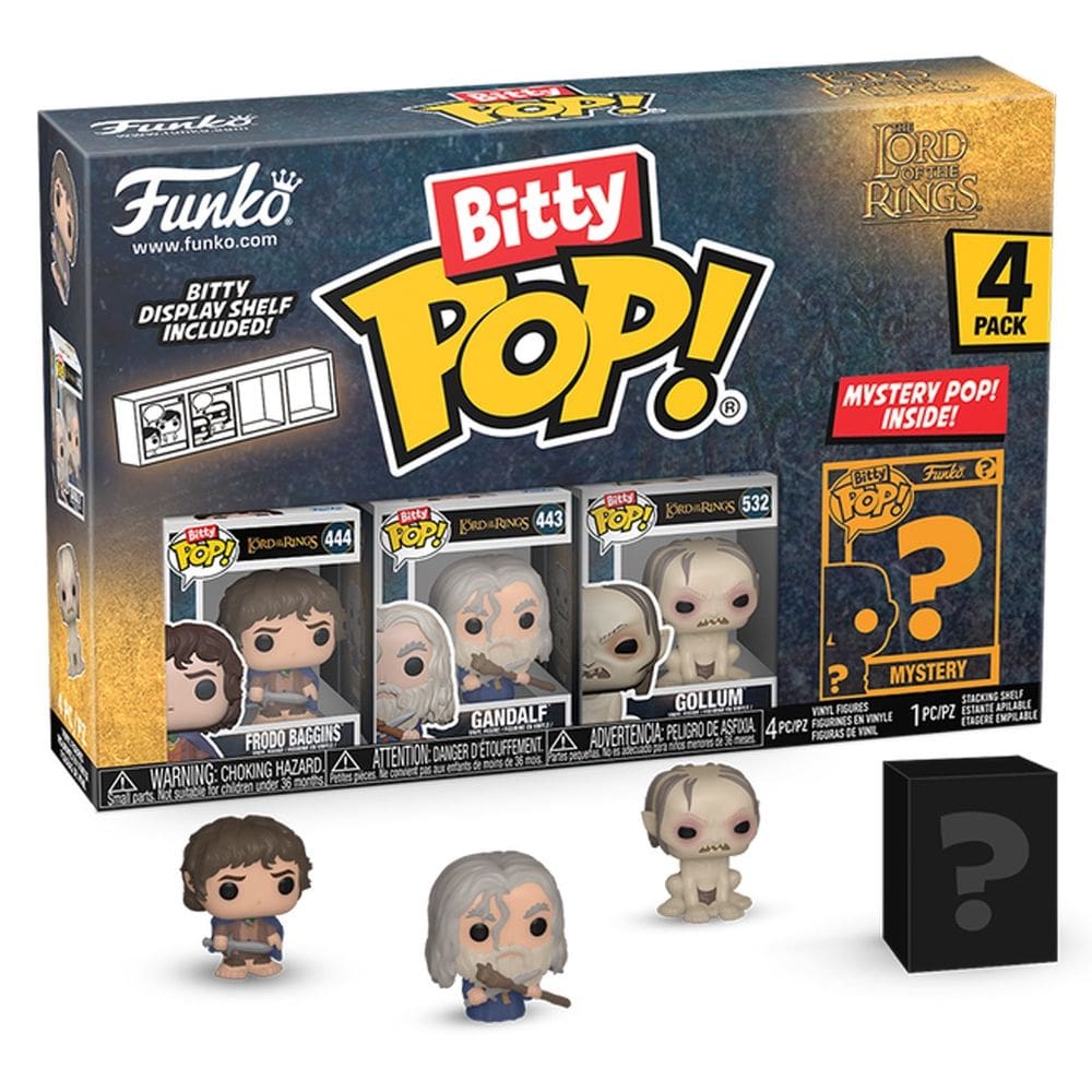 Funko Bitty Pop Senhor dos Anéis Frodo 4 pack