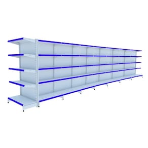 Gondola Centro 170 Fit Ate 7 Metros 1 Ponta Branco 75b Pe Az
