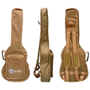 Bag Capa Acolchoada Cargo Luxo Para Violão Baby Bege