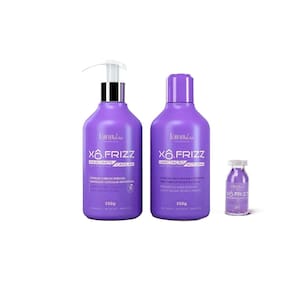 Kit Amaciante Capil Umectação e Ampola Xô Frizz Forever Liss