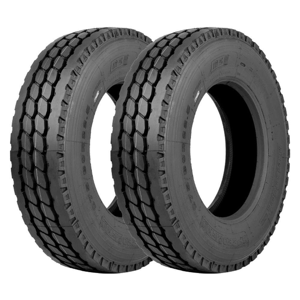 Jogo 2 Pneus Speedmax Aro 22.5 M5 275/80R22.5 149/146L 16 Lonas