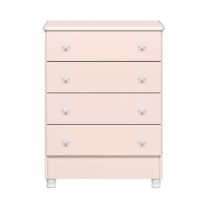 Cômoda Infantil 4 Gavetas Doce Sonho com Pés - Qmovi