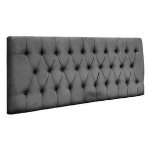 Painel Cabeceira Dubai Para Cama Box-1,93 Mt-suede Cinza