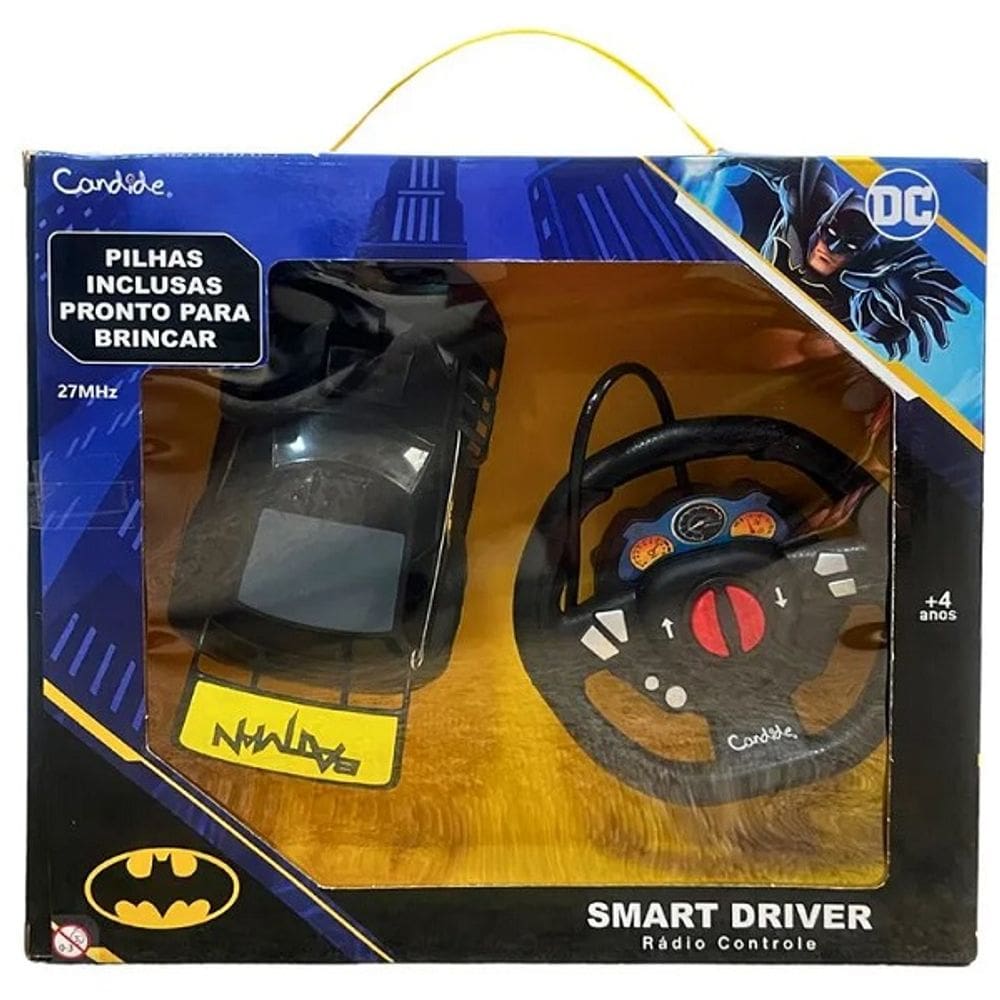 Carro Controle Remoto Batman SMART Driver Candide