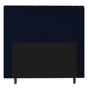 Cabeceira Queen Size Lisboa 160Cm Azul Marinho
