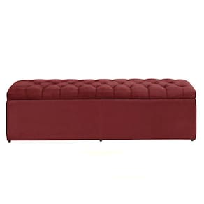 Báu Calçadeira Sapateira Dubai 1.28 Tamanho Viúva-suede Vermelho