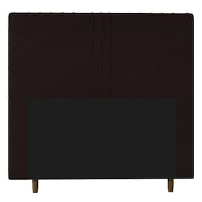 Cabeceira Cama Box Casal King Size Lisboa 195cm Marrom